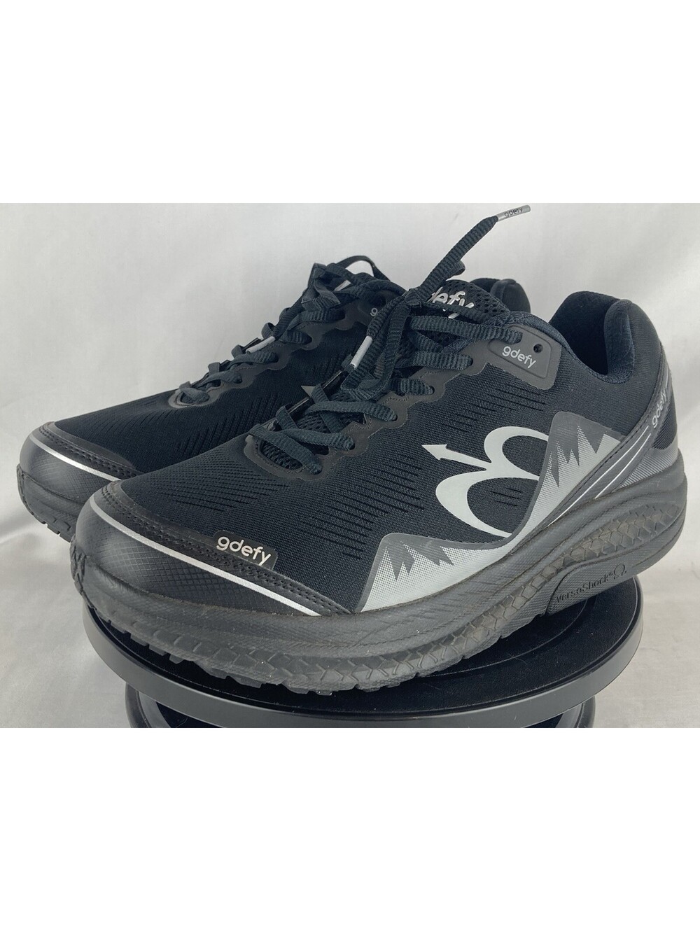 Men’s 11 XW Extra Wide gdefy Gravity Defyer Black VersoShock Running Sneakers